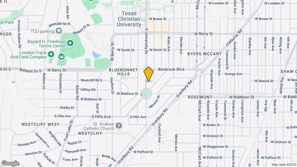 3419 S University Dr Map and Location Details