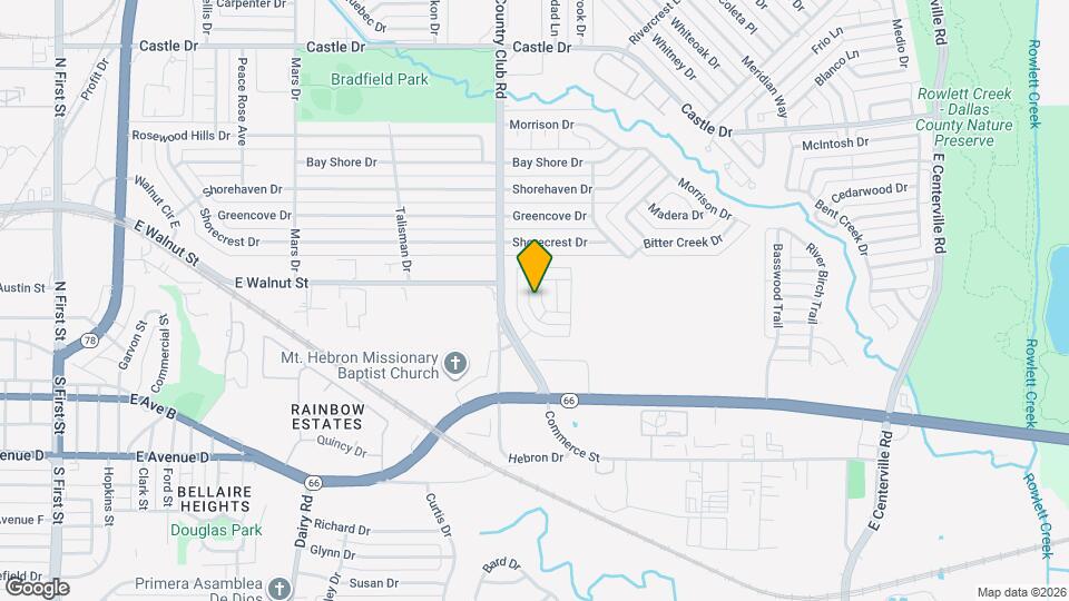 345 Twin Creeks Dr Map and Location Details