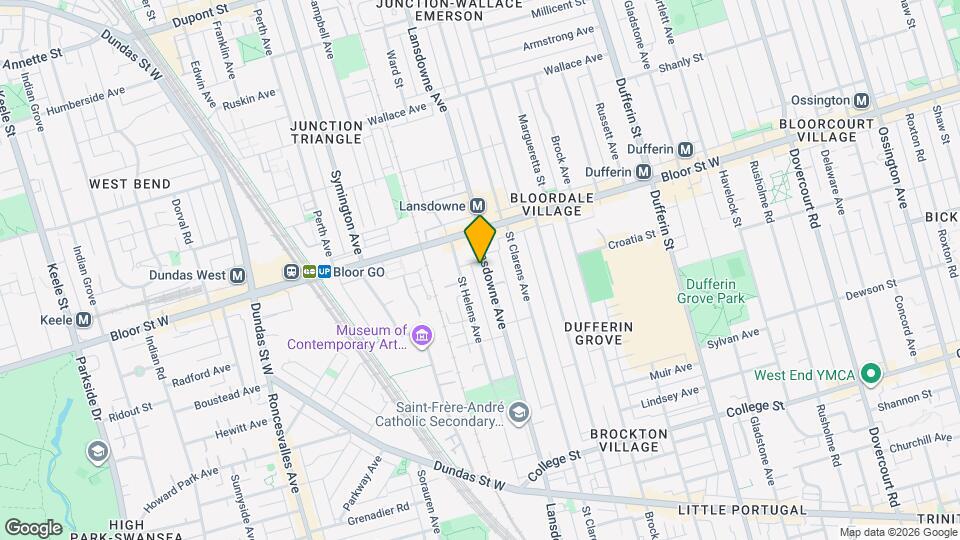 480 Lansdowne Ave Map and Location Details