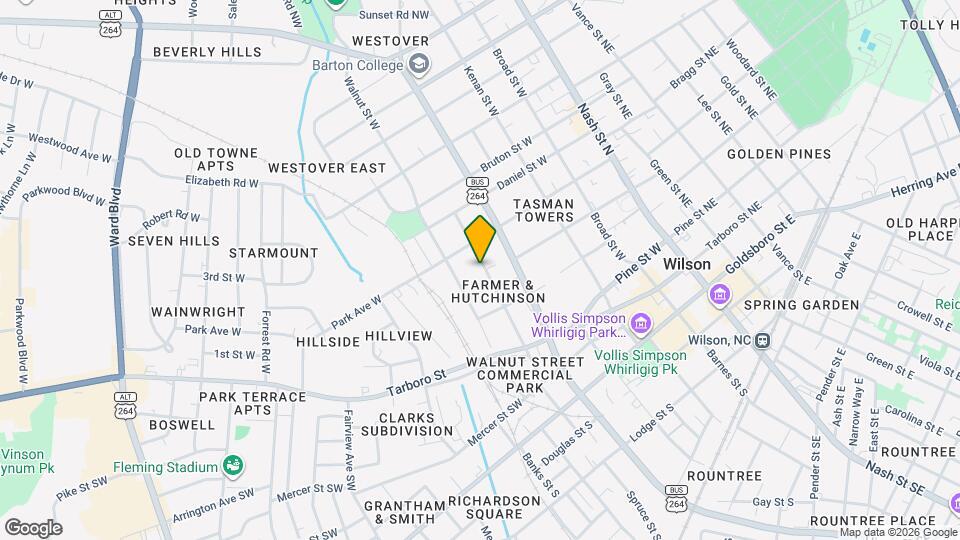 221 Spruce St W Map and Location Details