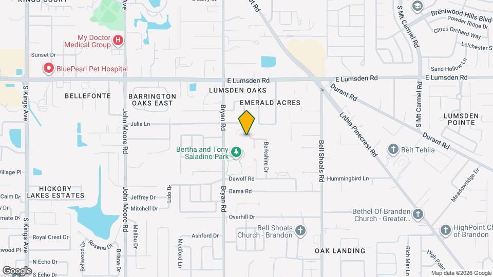 1406 Berkshire Dr Map and Location Details