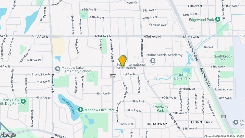 6108-6148 Sumter Ave N Map and Location Details