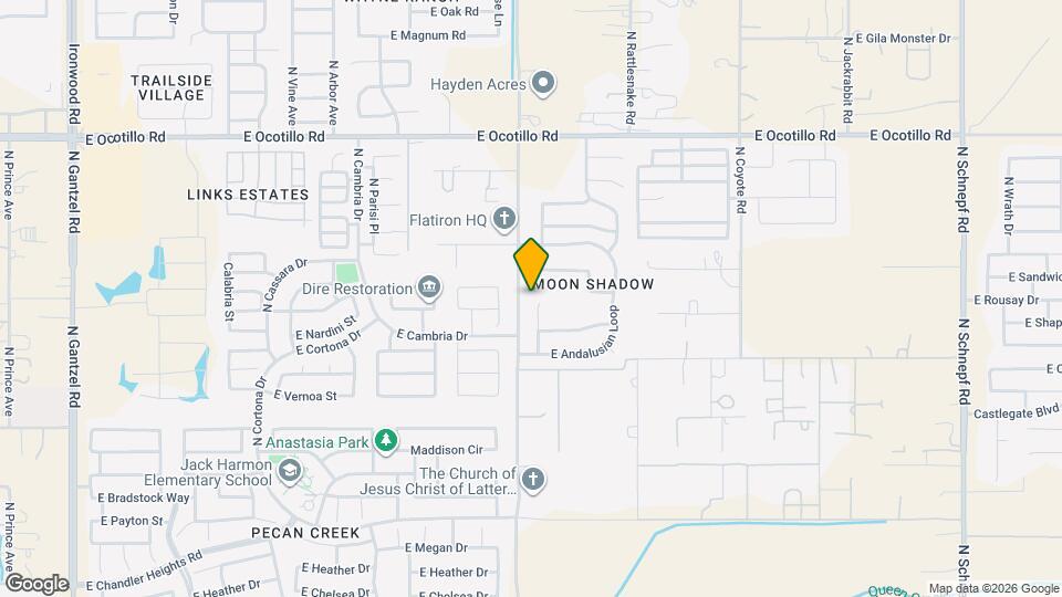 40164 N Thoroughbred Way Mapa y Detalles de la Ubicación