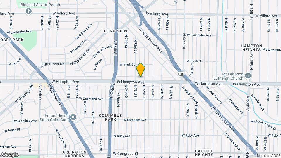7210 W Hampton Ave Map and Location Details