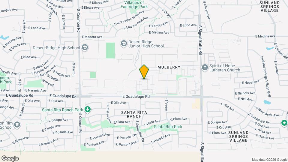 10415 E Nopal Ave Mapa y Detalles de la Ubicación