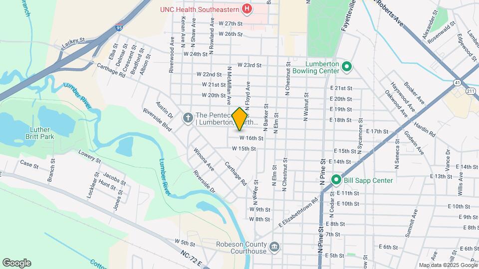 304 W 16th St Map and Location Details