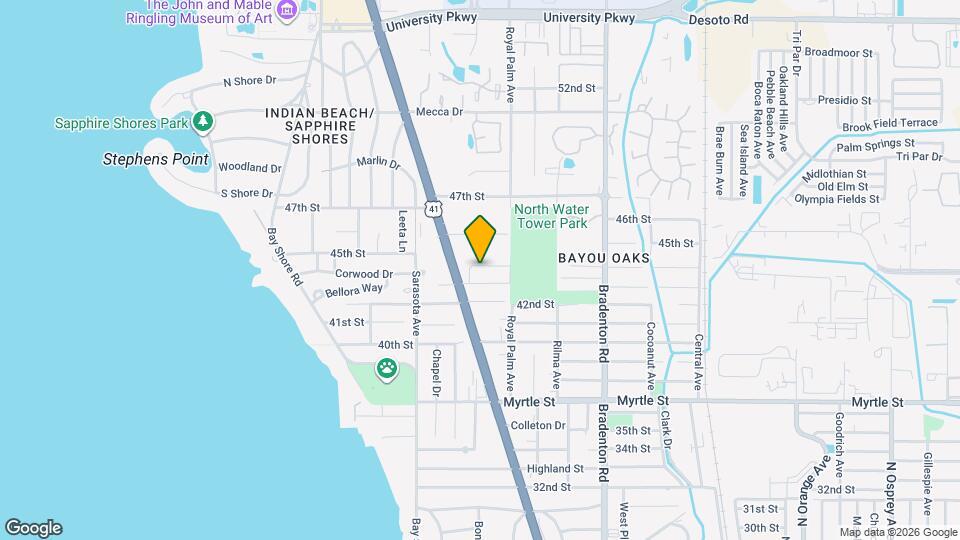 940 Osborne Dr Map and Location Details