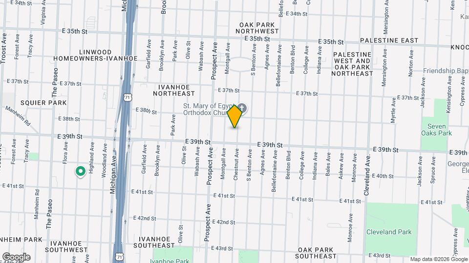 3828 Chestnut Ave Mapa y Detalles de la Ubicación