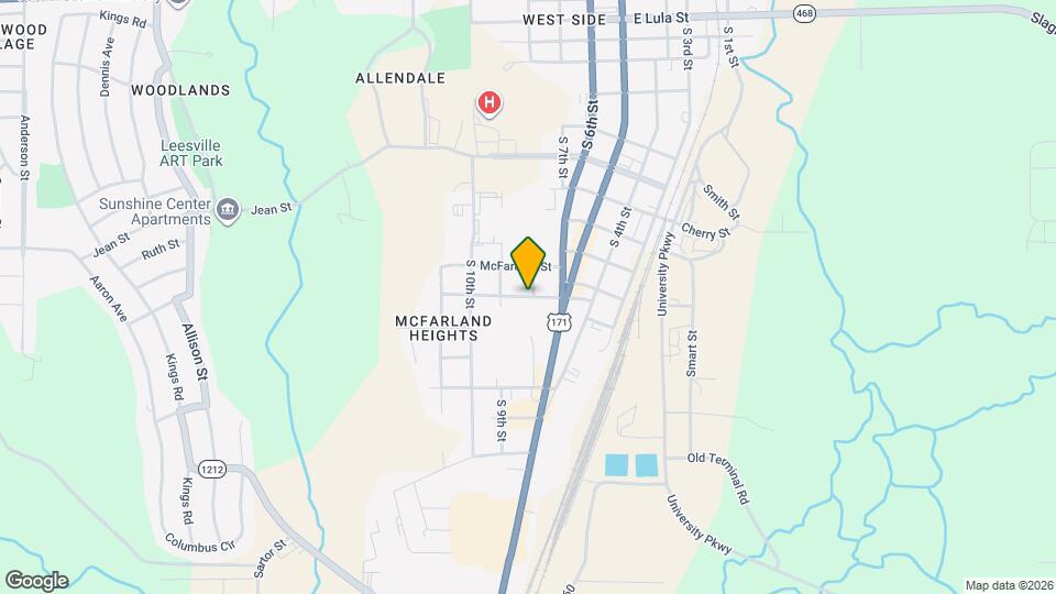 308 W Schweitzer Ave Map and Location Details