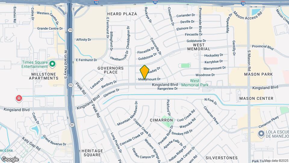 22815 Merrymount Dr Map and Location Details