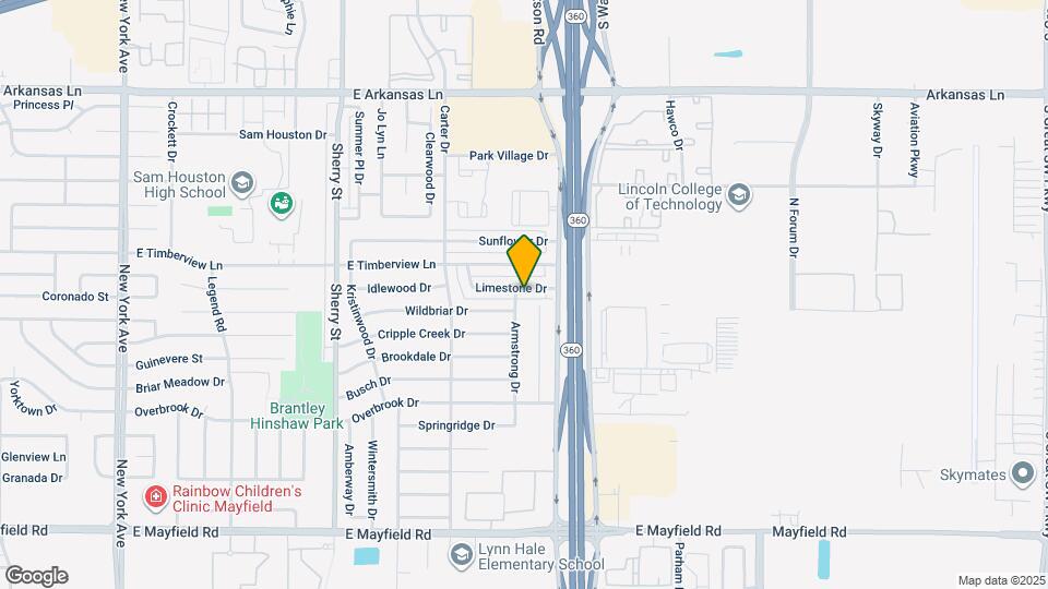 2502 Limestone Dr Map and Location Details