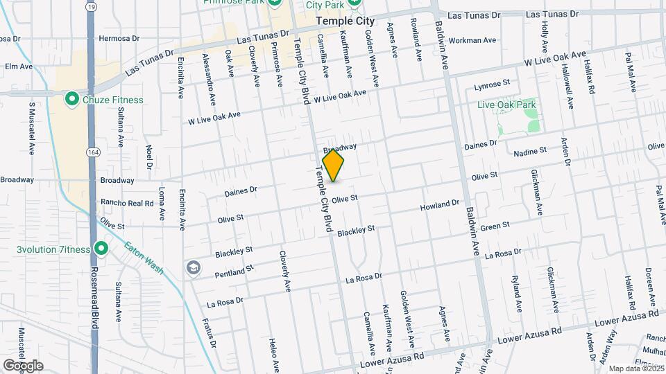 5424-5428 Temple City Blvd Map and Location Details