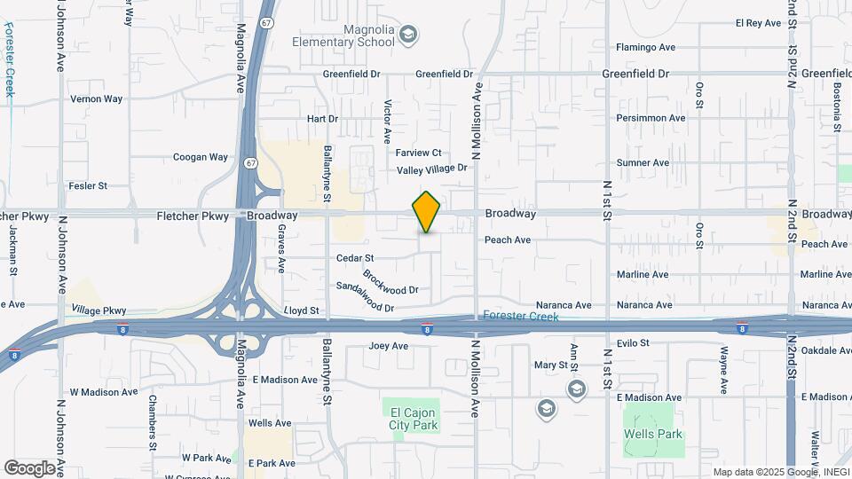 853 Cherrywood Way Map and Location Details