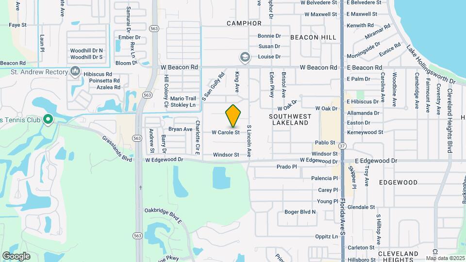 829 W Carole St Map and Location Details