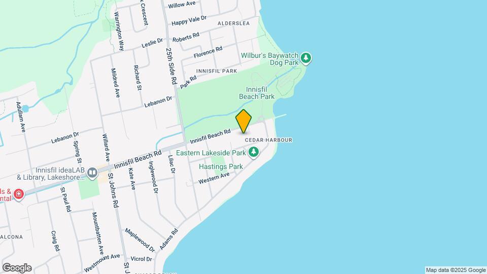711 Innisfil Beach Rd Map and Location Details