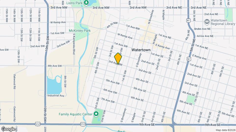 304 2nd St SW Map and Location Details