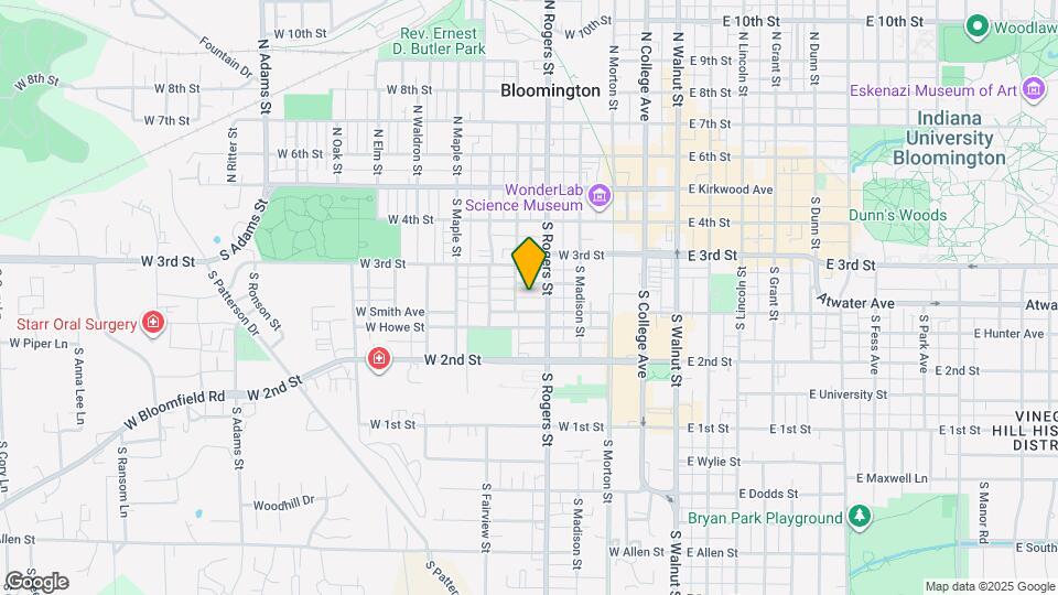 341 1/2 S Jackson St Map and Location Details