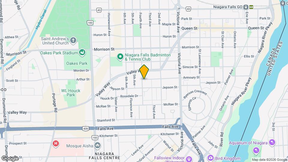 5078 Armoury St Map and Location Details