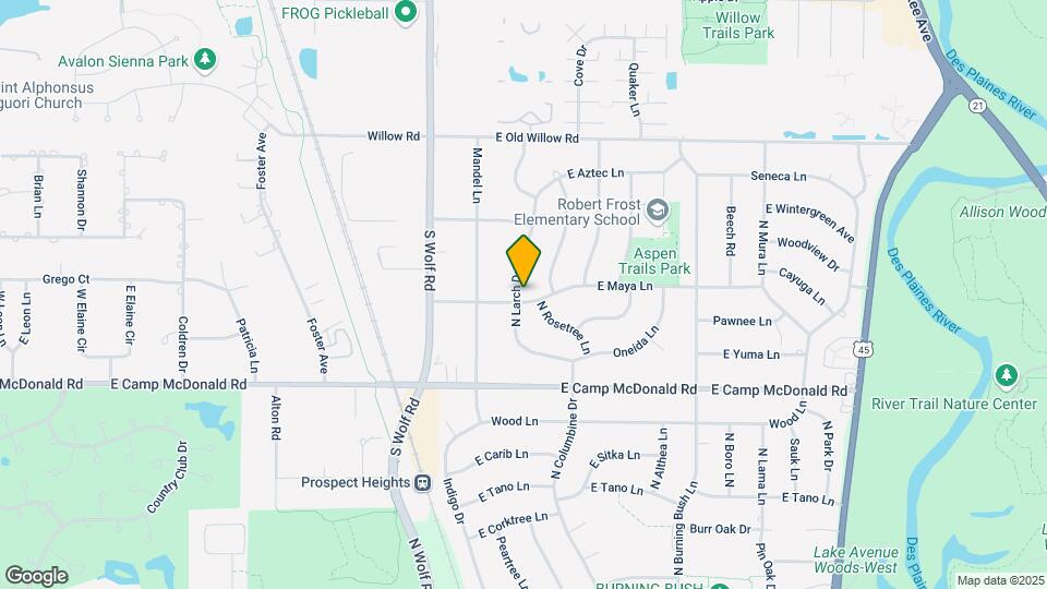 1712 E Maya Ln Map and Location Details