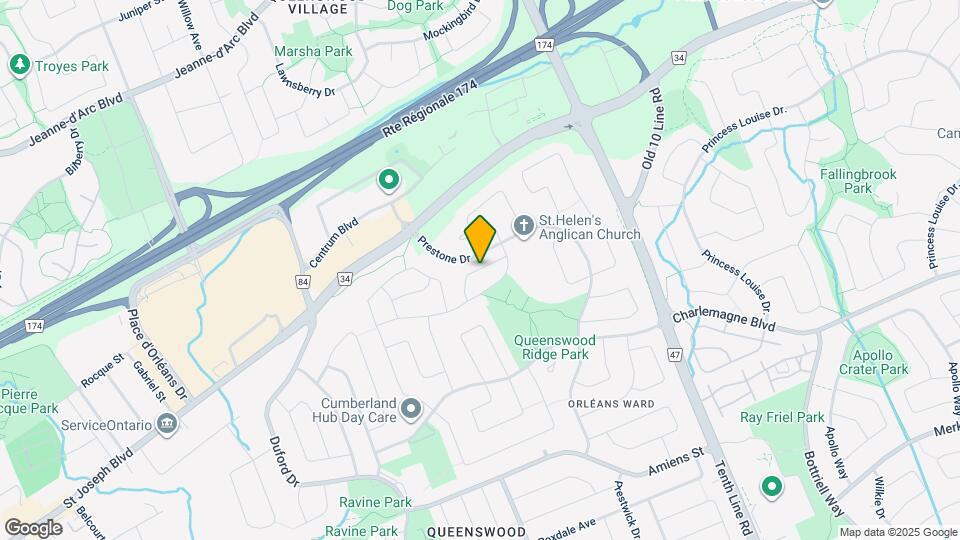 348 Monica Crescent Map and Location Details