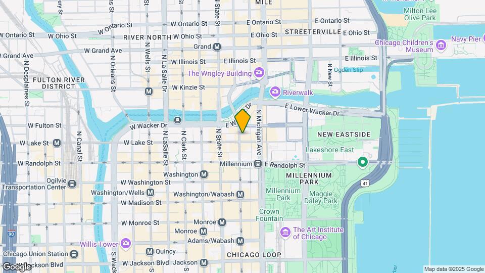 203 N Wabash Ave, Unit 1905 Map and Location Details