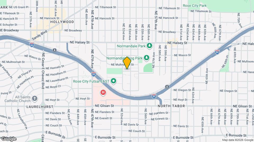 5231 NE Hassalo St Map and Location Details