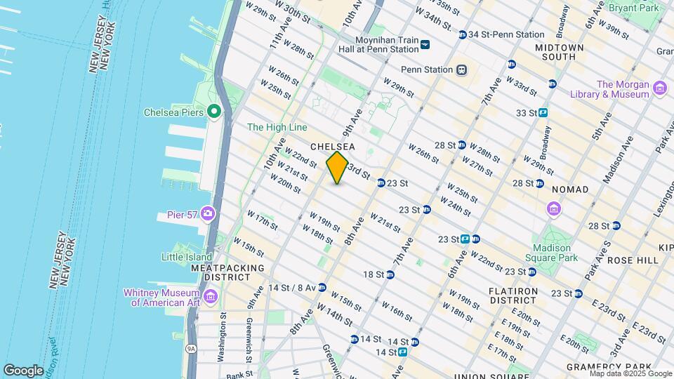337 W 21st St Map and Location Details