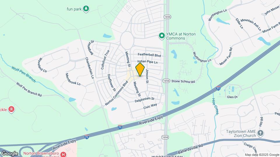 10603 Norton Commons Walk Map and Location Details