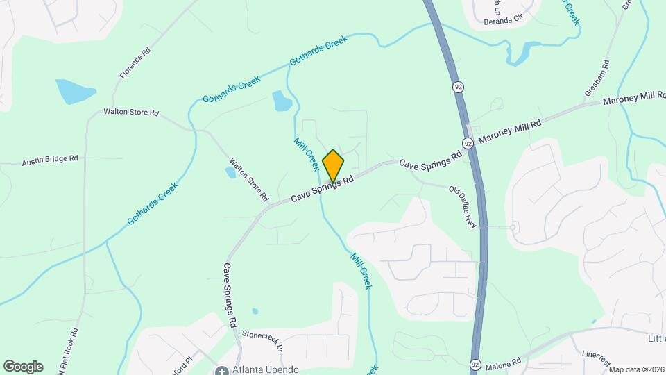 6953 Cave Springs Rd Map and Location Details