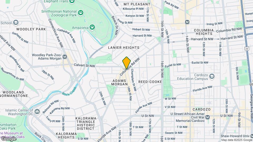 1794 Columbia Rd NW Map and Location Details