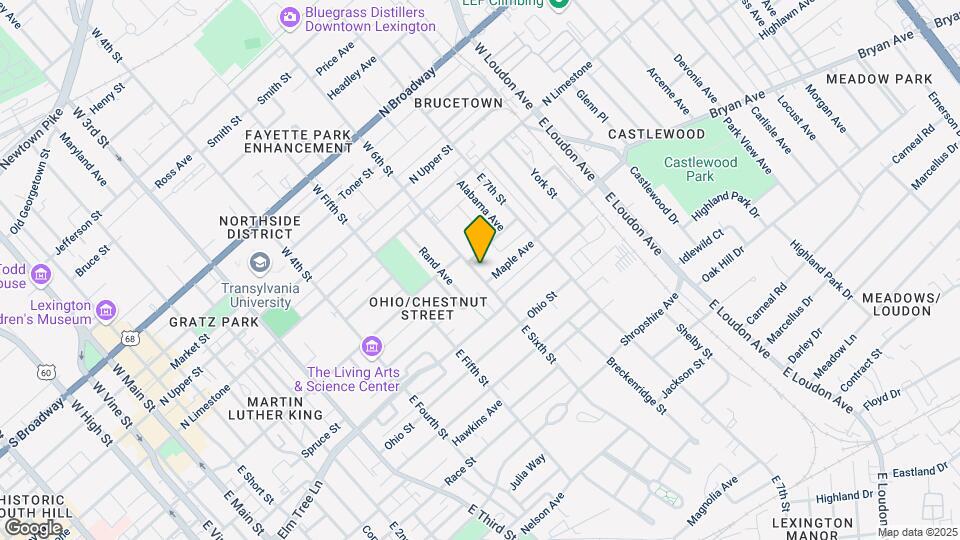 211 E Sixth St Map and Location Details