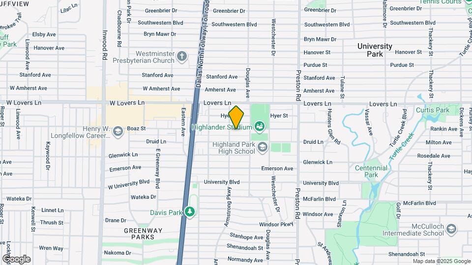4325 Grassmere Ln Map and Location Details