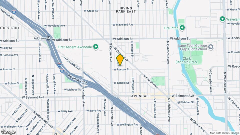 3407 N Troy St Map and Location Details