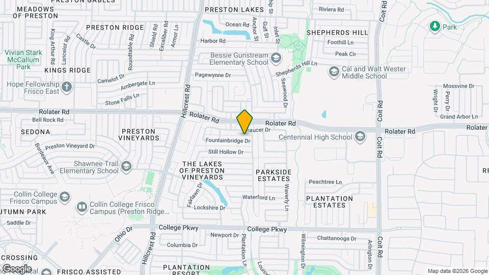 11518 Fountainbridge Dr Map and Location Details