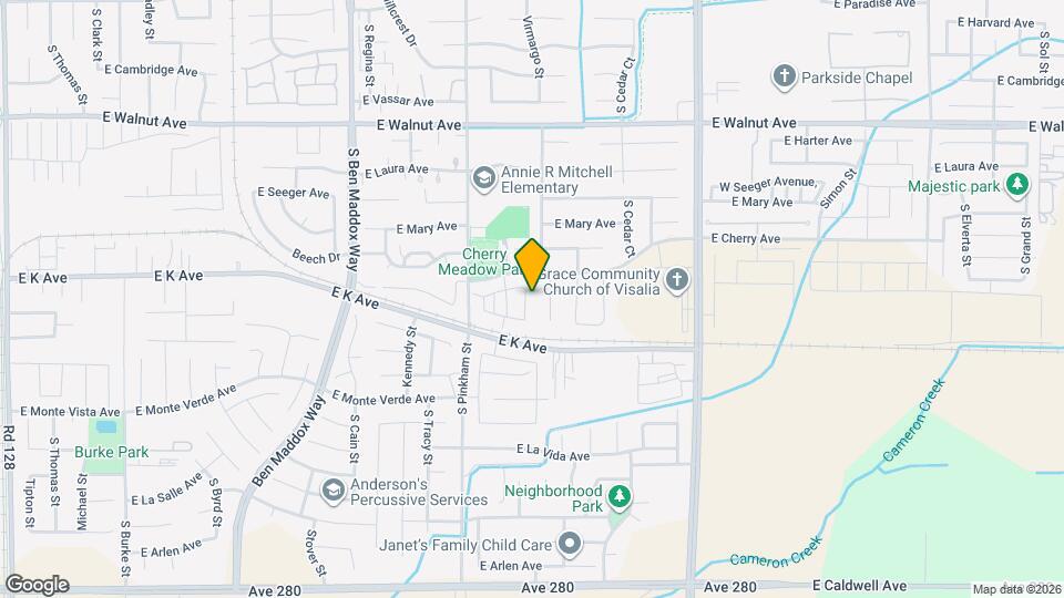 2526 S Jensen St Map and Location Details