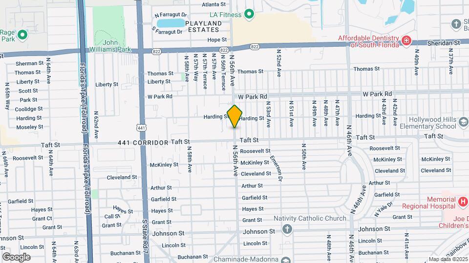 1729 N 56th Ave Map and Location Details