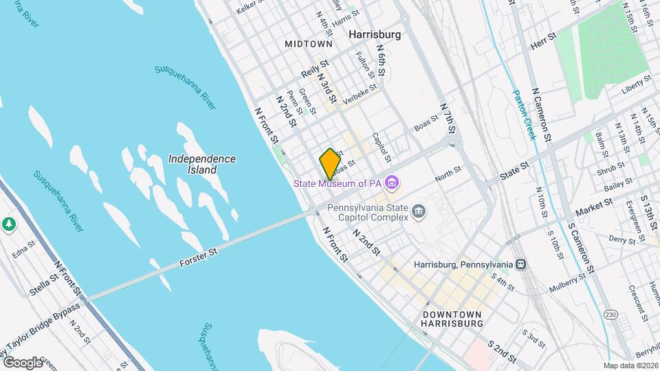 922 N 2nd St Map and Location Details