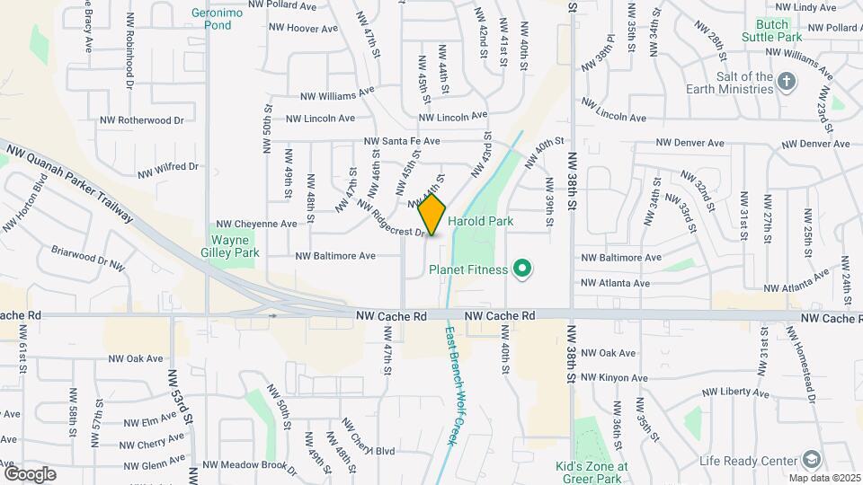 1523 NW 43rd St Map and Location Details