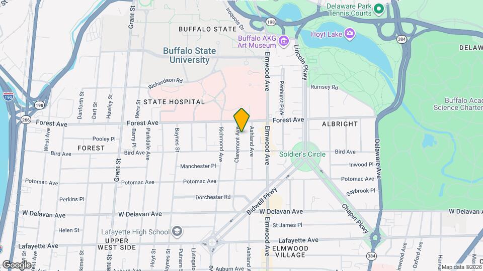 173 Claremont Ave, Unit Lower apt Map and Location Details