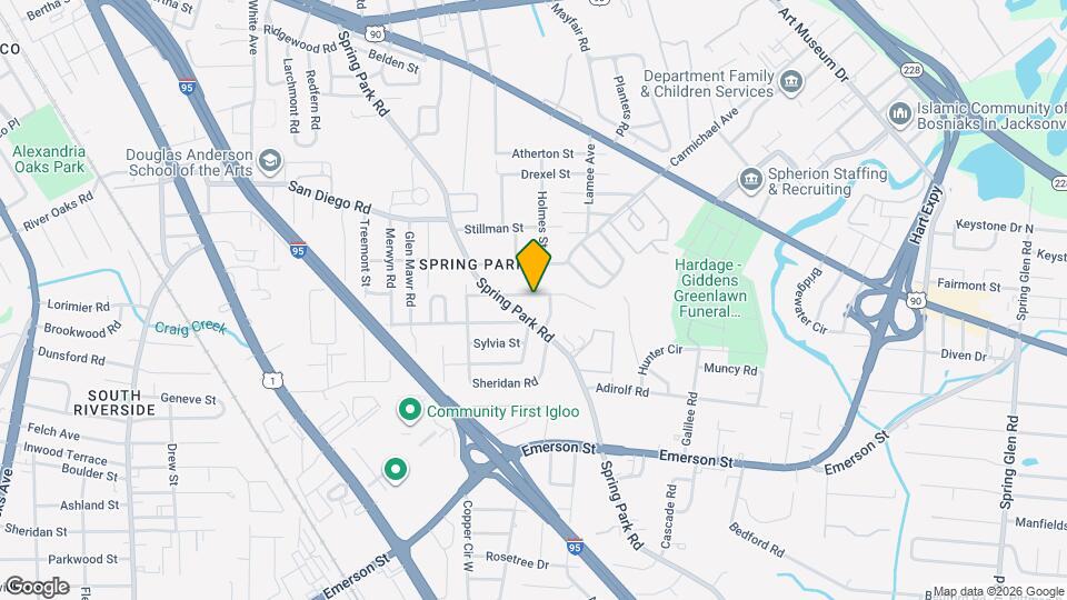 3510 Stanley St Map and Location Details