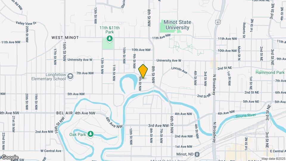 824 6th Ave NW Map and Location Details