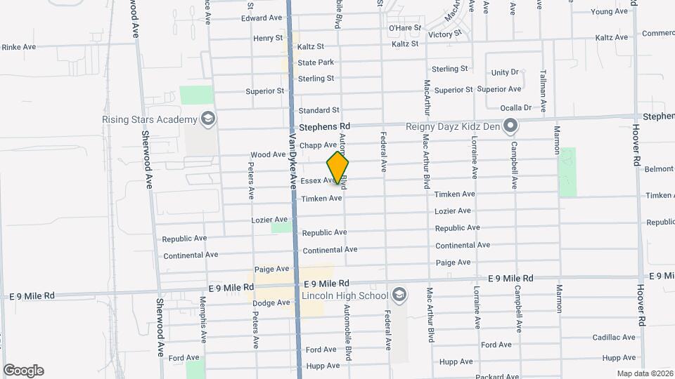 8133 Timken Ave Map and Location Details