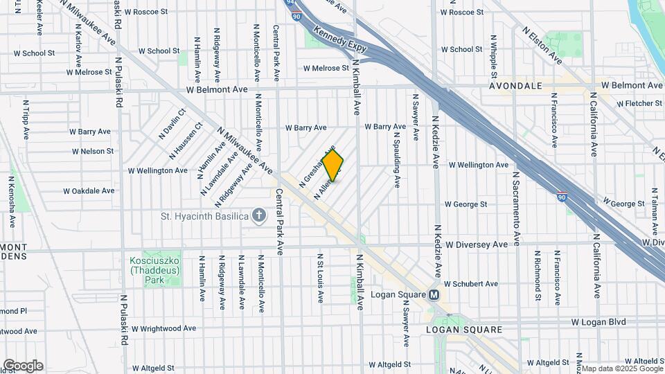 2943 N Allen Ave Map and Location Details