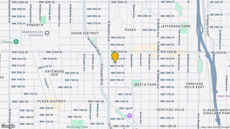 1001 NW 21st Map and Location Details