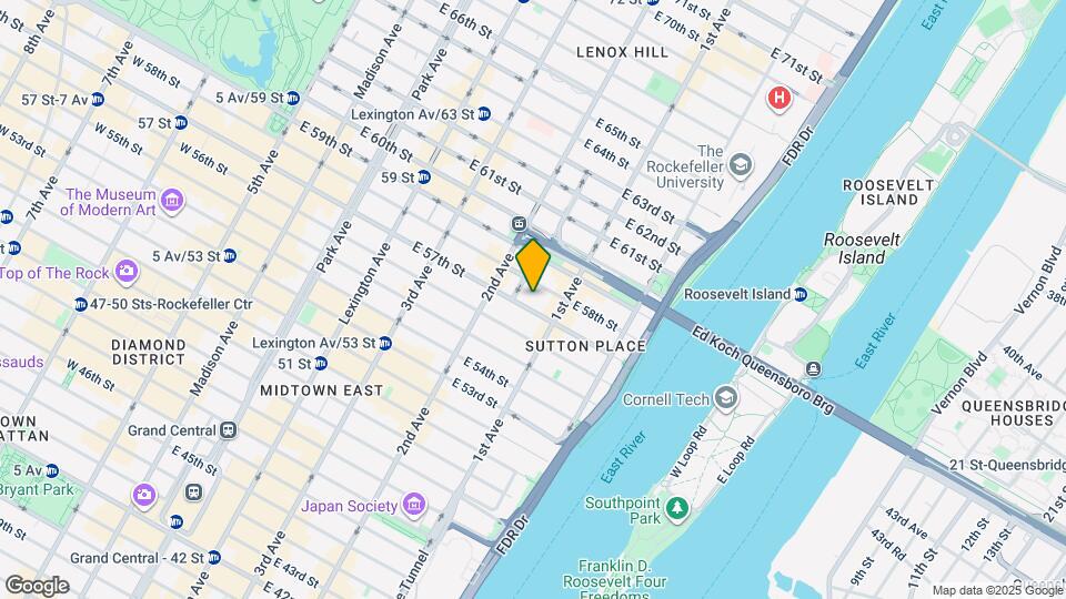 333 E 57th St Mapa y Detalles de la Ubicación
