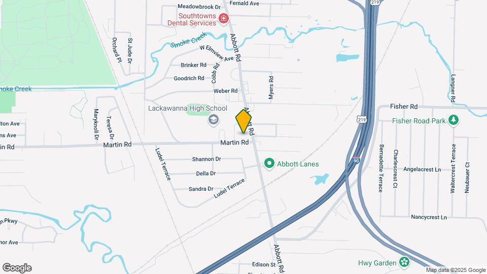 586 Martin Rd, Unit upper Map and Location Details