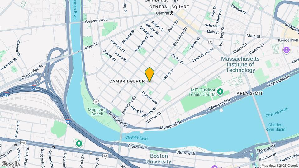 95 Allston St Map and Location Details