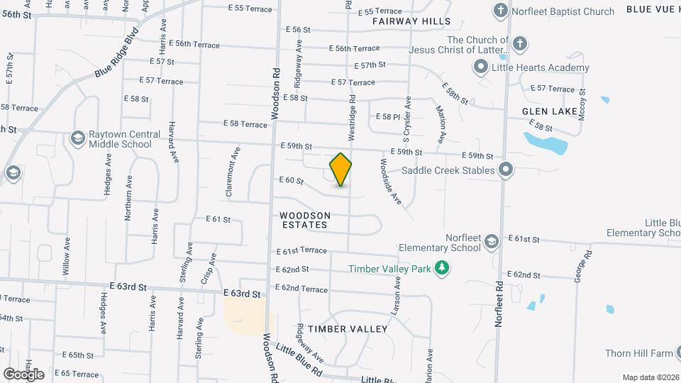 11906 E 60 St Map and Location Details