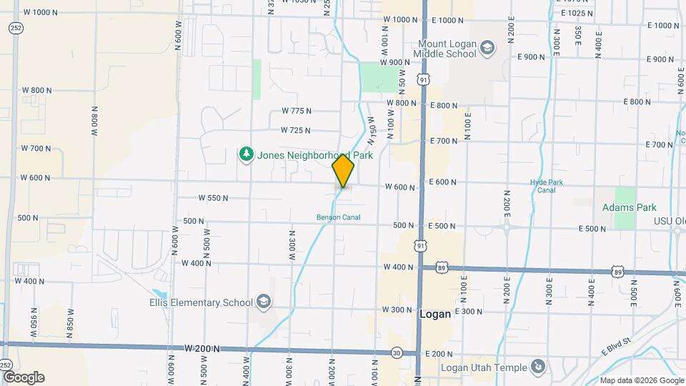 568 N 200 W Mapa y Detalles de la Ubicación