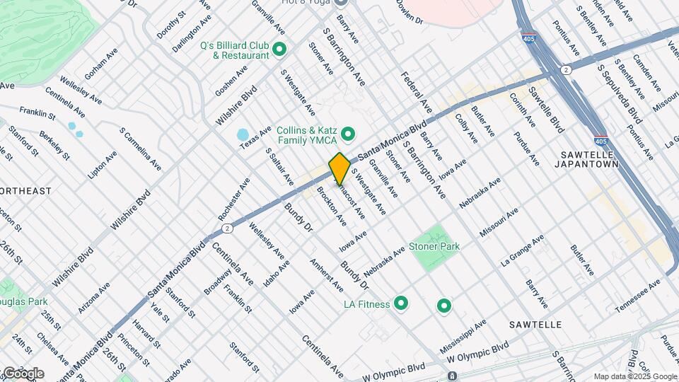 1529 Armacost Ave Map and Location Details